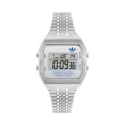 Часовник adidas Originals Street Digital Two AOST23554 Сребрист