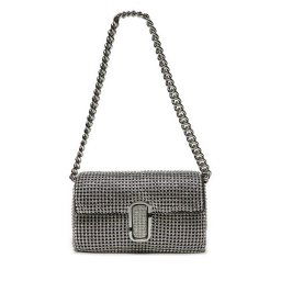 Дамска чанта Marc Jacobs The Rhinestone J Marc Mini Shoulder Bag H912M06RE22 Сребрист