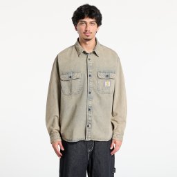 Риза Carhartt WIP Tigan Shirt Jacket UNISEX Blue/ Leather Garment Dyed M