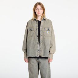 Риза Carhartt WIP Tigan Shirt Jacket UNISEX Blue/ Leather Garment Dyed L
