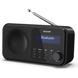 Радио Sharp Radios DR-P420(BK), PORTABLE DIGITAL RADIO, Bluetooth 5.0, 20 DAB+/DAB/FM, Auto time/date, LCD Display, Dual alarm,M