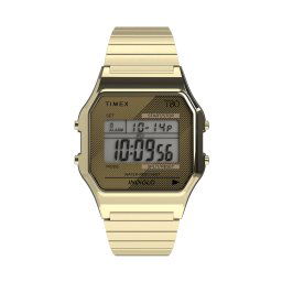Часовник Timex T80 34mm Stainless Steel Expansion Band TW2R79000 Златист