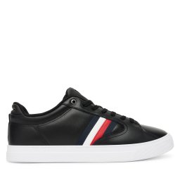 Сникърси Tommy Hilfiger Icon Court Stripes FM0FM05628 Черен