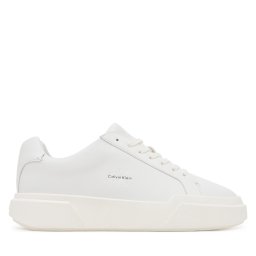 Сникърси Calvin Klein Chunky Cupsole Laceup Lth Wn YW0YW01947 Бял