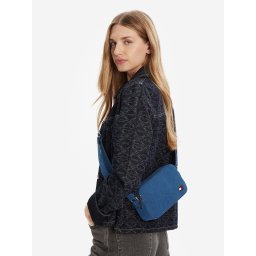 Дамска чанта Tommy Jeans Tjw Cool Denim Camera Bag AW0AW17874 Син