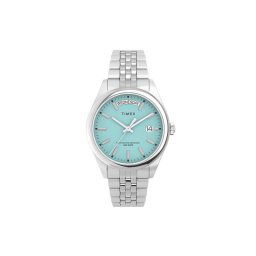 Timex Часовник Legacy Day and Date Tiffany TW2V68400 Сребрист