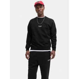 Jack & Jones Суитшърт Soho 12278791 Черен Relaxed Fit