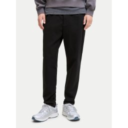 Jack & Jones Текстилни панталони Ace Neo 12282533 Черен Tapered Fit