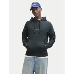 Jack & Jones Суитшърт Norrebro 12282861 Тъмнозелен Relaxed Fit
