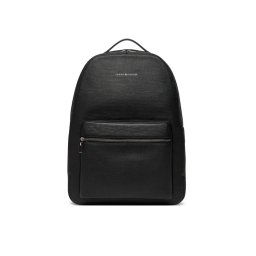 Tommy Hilfiger Раница Th Business Leather Backpack AM0AM13641 Черен