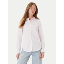 Gant Риза Shield 4300141 Розов Slim Fit
