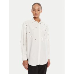 Bruuns Bazaar Риза Chrisoula Beia BBW4201 Бял Loose Fit