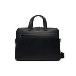 Tommy Hilfiger Чанта за лаптоп Th Woven Computer Bag AM0AM13660 Черен
