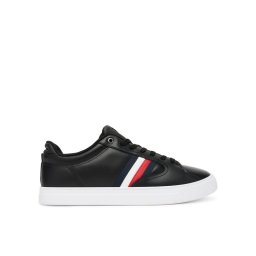 Tommy Hilfiger Сникърси Icon Court Stripes FM0FM05628 Черен