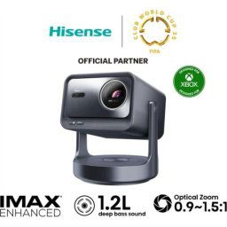 Мултимедиен проектор Hisense C2 Ulta Smart mini Laser Projector, 4K Ultra HD 3840x2160, 2000:1, 3000 lum, 60 Hz, Optical Zoom&
