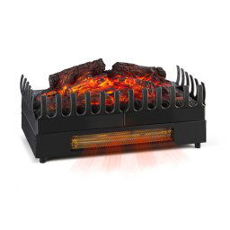 Klarstein Kamini FX електрическа камина, камина, 1000 / 2000W 2W LED, черна (FP5-Kamini-FX)
