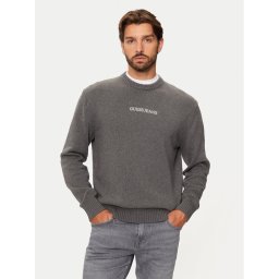 Guess Jeans Пуловер M4BR31 Z3HM1 Сив Regular Fit