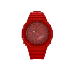 G-Shock Часовник GA-2100-4AER Червен
