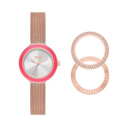 Часовник DKNY Sasha NY6654SET Позлатено с розово злато