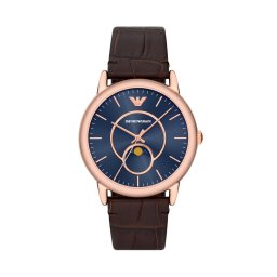Часовник Emporio Armani Luigi AR11566 Кафяв