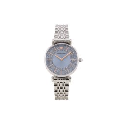 Emporio Armani Часовник Gianni T-Bar AR11594 Сребрист