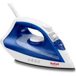 Ютия Tefal FV1711E0, Virtuo white & velvet blue,1800W - 0-24g/min - shot 80g/min - PTFE soleplate - water tank 200 ml - cord len