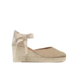Manebi Еспадрили Low Wedge Espadrilles M 1.1 WL Бежов