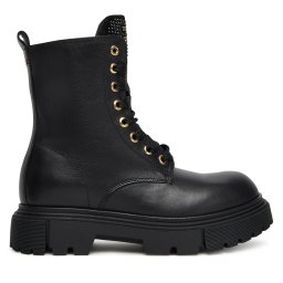 Туристически oбувки Elisabetta Franchi Lace-Up Bootie F4A5-E0411-1251 D Черен