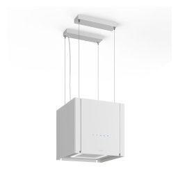 Klarstein Velaire абсорбатор с повдигаща функция 40 см | Елегантен, минималистичен, мощен | EEC A++ | 601 м³/ч (UI0841G White)