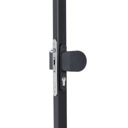 Комплект заоблени алуминиеви дръжки 3006HOLD-PAD Locinox едностранно фиксирани с предпазни планки предназначени за брави за вграждане
