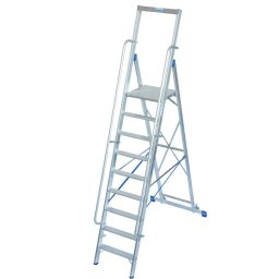 Складова стълба с платформа KRAUSE STABILO 9
