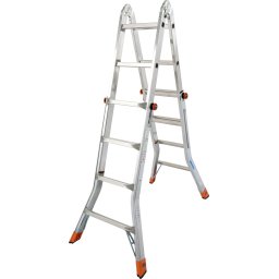 Алуминиева телескопична стълба KRAUSE TELEMATIC 4+4