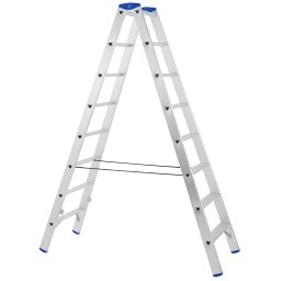 Двустранна алуминиева стълба STS 2x8