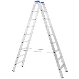 Двустранна алуминиева стълба STS 2x9
