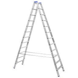 Двустранна алуминиева стълба STS 2x12