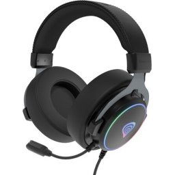 Слушалки Genesis Headset Neon 764 with microphone, RGB illumination, USB, Black
