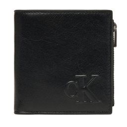 Голям мъжки портфейл Calvin Klein Sculpted Impression Compact Zip LV04G1074G Черен