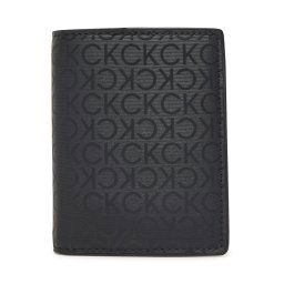 Мъжки портфейл Calvin Klein Ck Sleek Bifold 7Cc W/Coin K50K512866 Черен