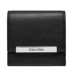 Малък дамски портфейл Calvin Klein K60K612206 Черен