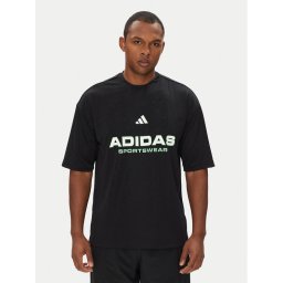 adidas Тишърт Common Goal JM1752 Черен Loose Fit