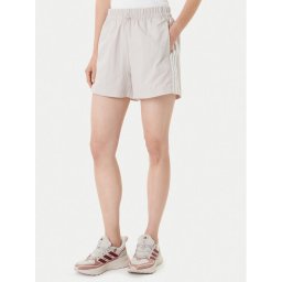 adidas Спортни шорти Essentials 3-Stripes JC8165 Бежов Loose Fit