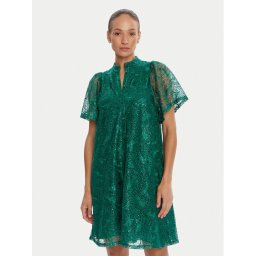 Bruuns Bazaar Коктейлна рокля Palm Philly BBW4541 Зелен Loose Fit