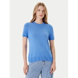 Calvin Klein Пуловер LV044A307G Син Regular Fit