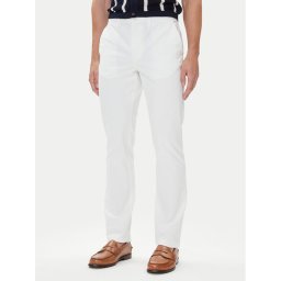 Tommy Hilfiger Чино панталони Denton Essential MW0MW40262 Бял Straight Fit