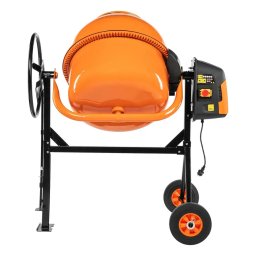 Бетонобъркачка Denzel 180 л 800 W с чугунен венец и защита от прегряване