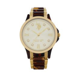 Часовник U.S. Polo Assn. Selena USP8384BR Кафяв