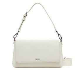 Дамска чанта Calvin Klein Ck Must Convertible Shoulder Bag K60K612902 Екрю