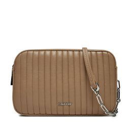 Дамска чанта Calvin Klein Mini Line Quilt Camera Bag K60K613078 Сив
