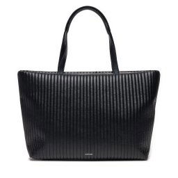 Дамска чанта Calvin Klein Mini Line Quilt Medium Shopper K60K613077 Черен