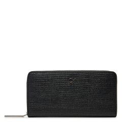 Голям дамски портфейл Calvin Klein Ck Daily Large Zip Around_Tex K60K612960 Черен